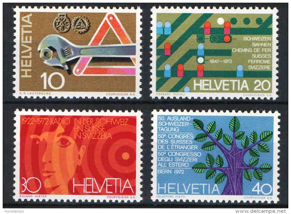 Switzerland 1972. Congress Set MNH (**) - Unused Stamps