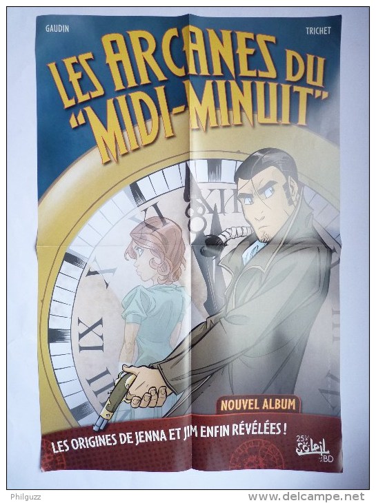 AFFICHE LES ARCANES DE MIDI MINUIT - GAUDIN / TRICHET Delcourt - Affiches & Offsets