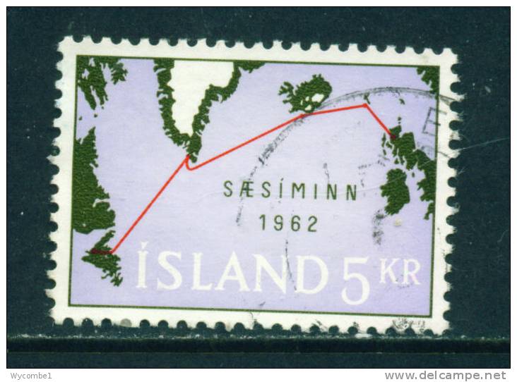 ICELAND - 1962 Submarine Cable 5k Used (stock Scan) - Gebraucht