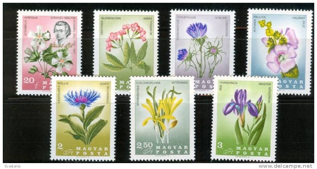 HUNGARY - 1967.Flowers Of The Carpathian Basin  Cpl.Set MNH! - Nuevos