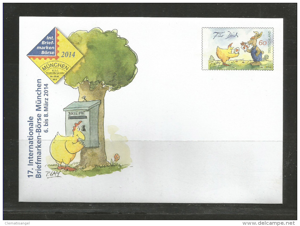 TOP!! MÜNCHEN * BRIEFMARKENBÖRSE * OSTERN * UNGEBRAUCHT * 2014  **!! - Enveloppes - Neuves