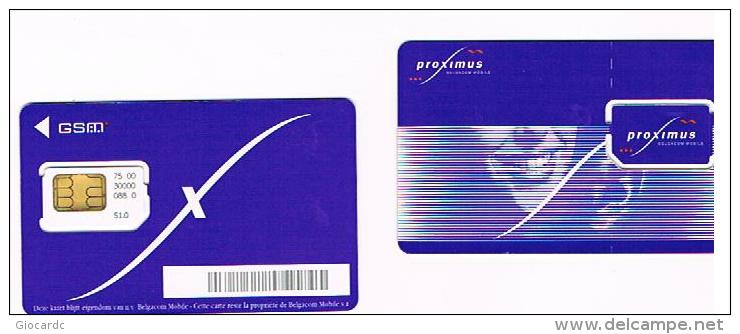 BELGIO (BELGIUM) - BELGACOM MOBILE (GSM)  -  SIM CARD PROXIMUS  - MINT - RIF. 5087 - [2] Prepaid & Refill Cards