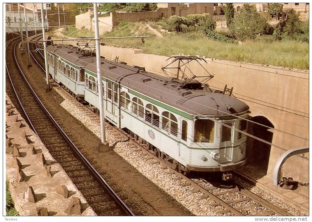 Nº62 POSTAL DE ESPAÑA DE UN FERROCARRIL DE CATALUNYA  (TREN-TRAIN-ZUG) AMICS DEL FERROCARRIL - Trenes