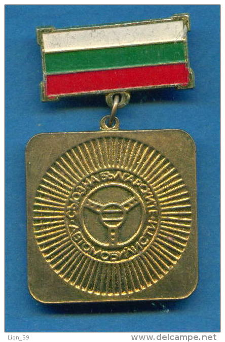 F1633 / UNION OF BULGARIAN MOTORISTS  - Bulgaria Bulgarie Bulgarien Bulgarije - ORDER MEDAL - Firma's