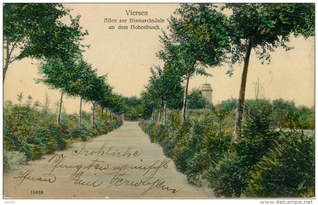 Allemagne - Germany - Rhénanie Du Nord Westphalie - Viersen - Allee Zur Bismarcksäule An Dem Hohenbusch - état - Viersen