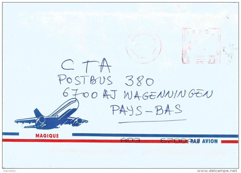 RDC DRC Congo Zaire 2004 Kin / Gombe Meter Franking Frama A21 Cover - Storia Postale