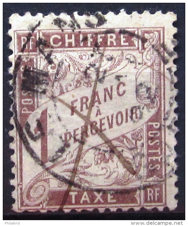 FRANCE               TAXE   N° 25             OBLITERE - 1859-1959 Oblitérés