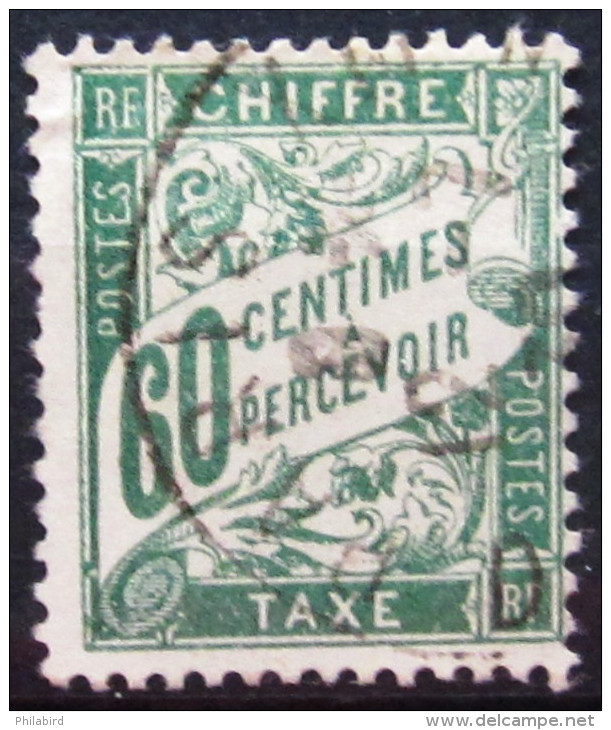 FRANCE               TAXE   N° 38             OBLITERE - 1859-1959 Afgestempeld
