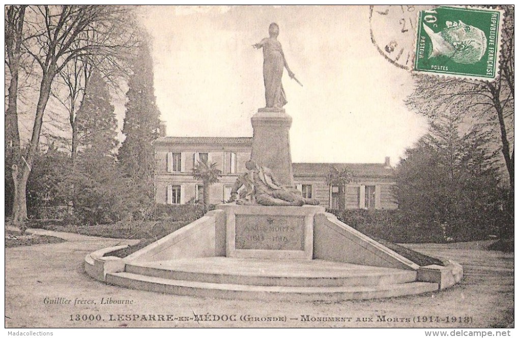 Lesparre-Médoc (33) Monument Aux Morts - Lesparre Medoc