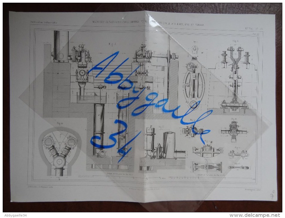 MACHINES ELEVATOIRES CONSTRUITES POUR LA Cie GENERALE DES EAUX, PAR M. FARCOT - Tools