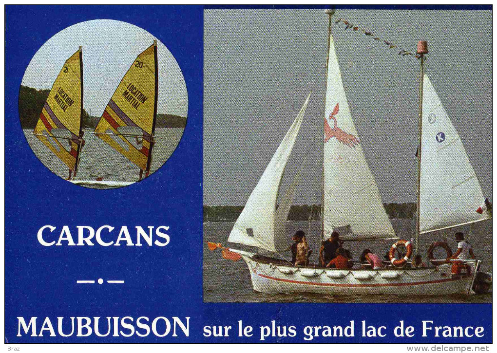 CPM  Carcans  Maubuisson  Voilier Le Pélican - Carcans