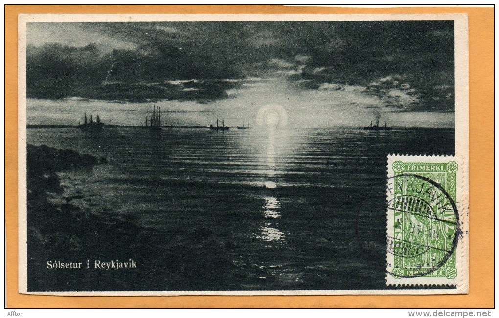 Solsetur I Reykjavik Iceland 1931 Postcard - Islande