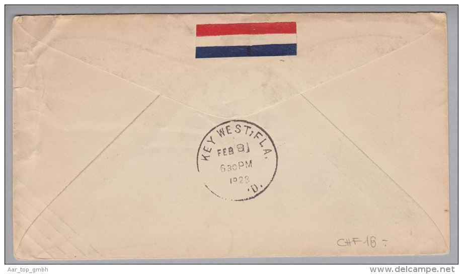 Kuba 1928-02-08 Habana FDC Lindbergh Febrero 28 - Lettres & Documents