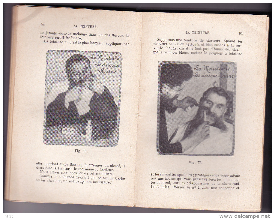 Rare Manuel Du Coiffeur Spale 1933  Techniques De Coupe  Mise En Forme Styles Postiche Tresse Perruque Manucure Massages - Mode