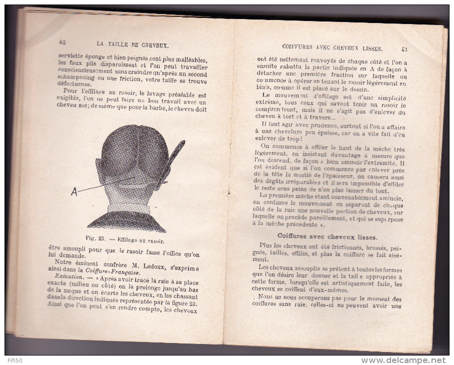 Rare Manuel du Coiffeur Spale 1933  Techniques de coupe  mise en forme styles postiche tresse perruque manucure massages