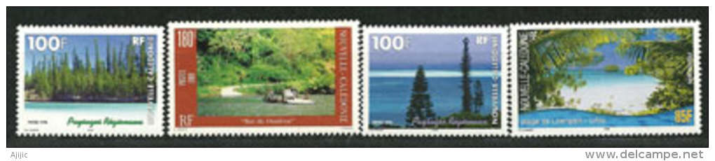 Paysages De Nouvelle Caledonie.  4 T-p Neufs **  Côte 12,00 € - Nuovi