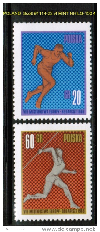 POLAND   Scott  # 1414-22**  VF MINT NH - Unused Stamps