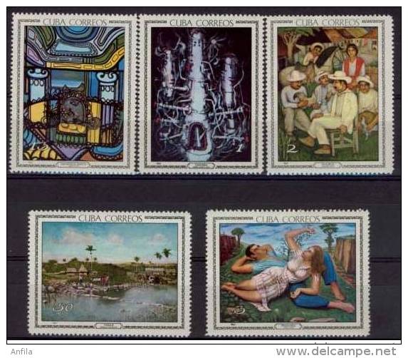 Caribbean Island 1967 - National Museum  - Art. Painting Gemalde - Mi.1272-1276 MNH (**) - Unused Stamps