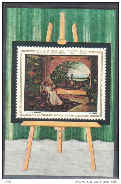 Caribbean Island 1968 - Art. Painting Gemalde - Mi. 1447-1453+bl.33 MNH (**) - Blocs-feuillets