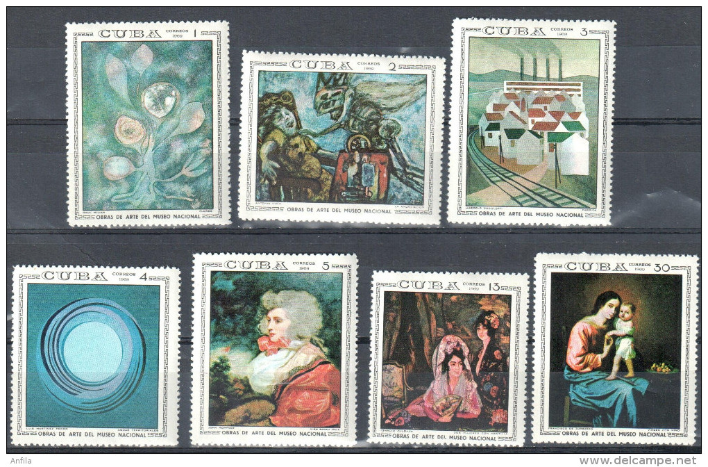 Caribbean Island 1969 - Art. Painting Gemalde  Mi.1473-1479 MNH (**) - Unused Stamps