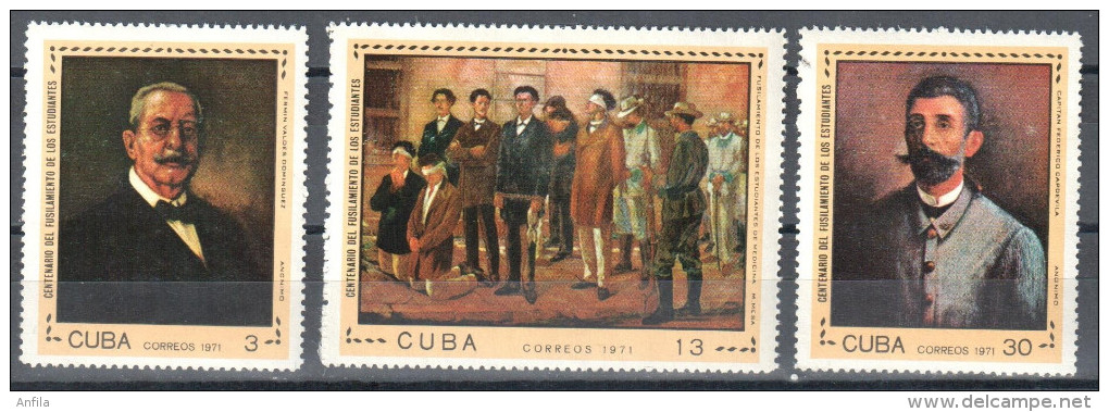 Caribbean Island 1971- Art. Painting Gemalde   Mi.1730-1732 MNH (**) - Nuevos