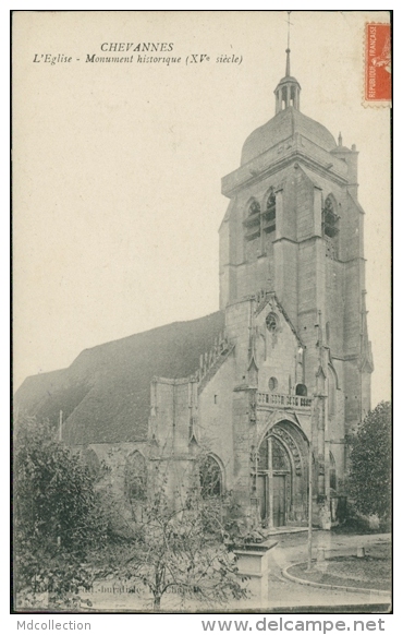 89 CHEVANNES / L'Eglise, Monument Historique Du XVème Siècle / - Chevannes