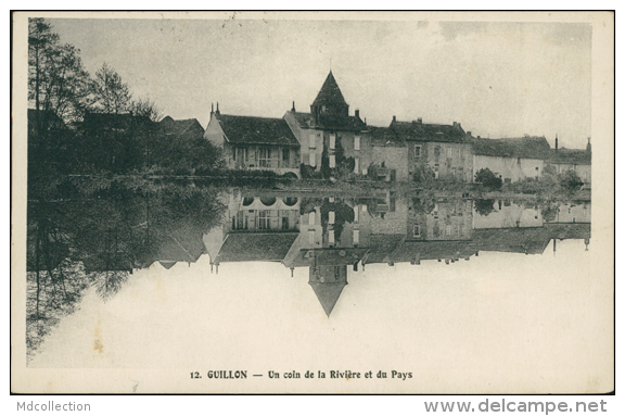 89  GUILLON   / Un Coin De La Rivière Et Du Pays / - Guillon