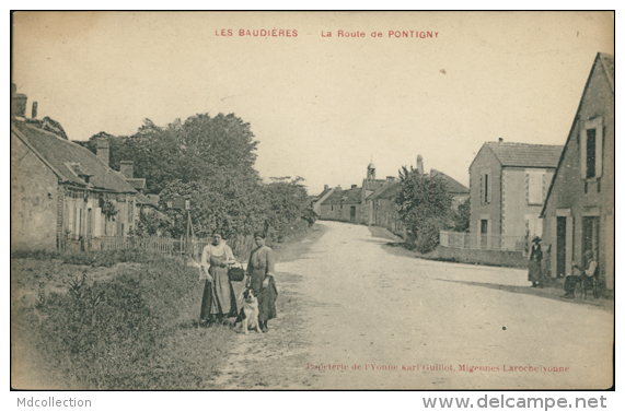 89 HERY / Les Baudières, La Route De Pontigny / - Hery