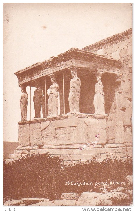 PC Athens - Caryatide Porch - 1917 (2104) - Griechenland