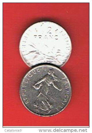 FRANCIA - FRANCE = 1/2 Franc 1965  KM931 - Otros & Sin Clasificación