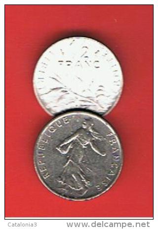 FRANCIA - FRANCE = 1/2 Franc 1972  KM931 - Otros & Sin Clasificación