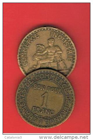 FRANCIA - FRANCE = 1  Franc  1924  KM876 - Otros & Sin Clasificación