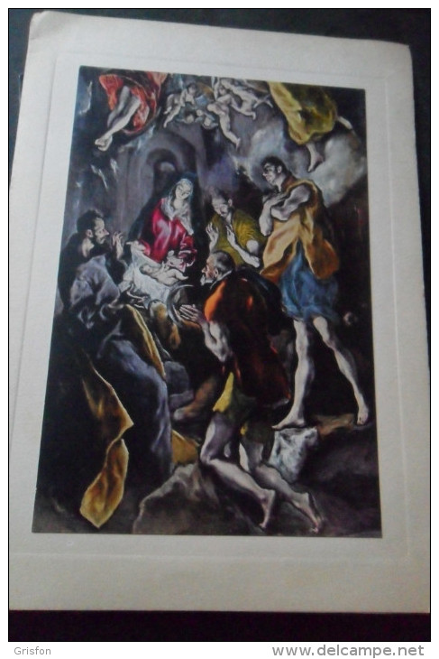 Carte De Voeux El Greco Christmas - Weihnachtskrippen