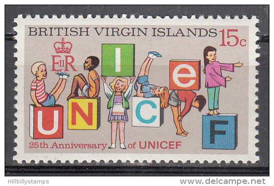 British Virgin Isl.    Scott No. 233     Mnh    Year  1971 - British Virgin Islands