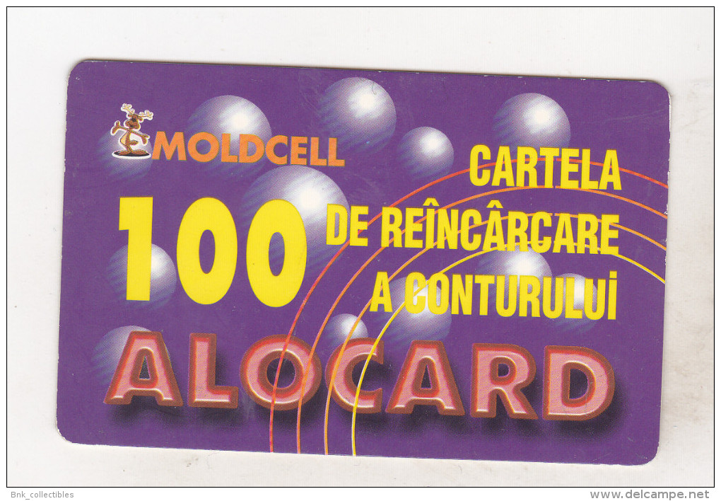 Moldova Old Prepaid Phonecard - Moldcell 100 Units - Moldawien (Moldau)