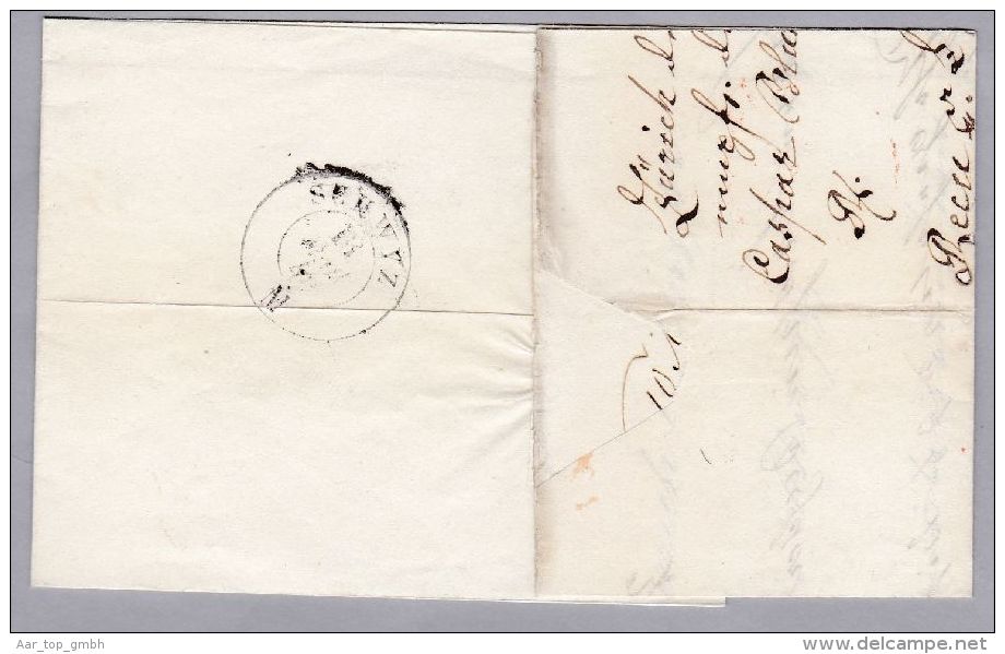 Heimat ZHs ZÜRICH 1842-03-11 Rot Vorphila Brief  Nach  Schwyz Düsser - ...-1845 Préphilatélie