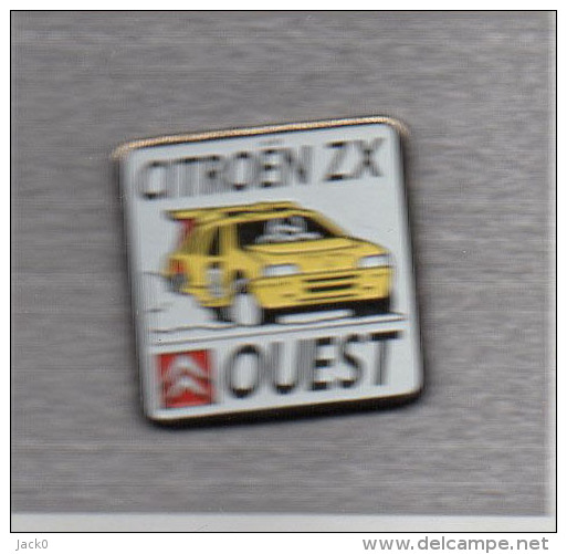 Pin´s  Automobile  Citroên  ZX  Ouest - Citroën