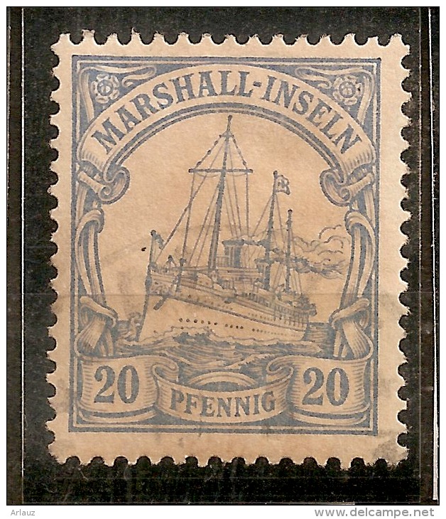 ILES MARSHALL.1901.Colonie Allemande.Michel N° 16.OBLITERE.14C3 - Marshall Islands