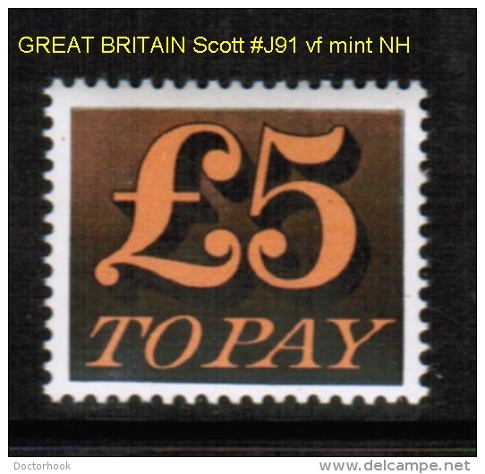 GREAT BRITAIN   Scott  # J 91**  VF MINT NH - Tasse