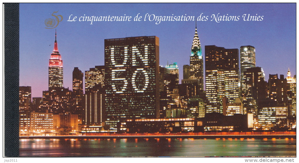 United Nations 1995. New York Office, 50 Anniv. Of United Nations, Prestige Booklet, MNH (**) - Markenheftchen