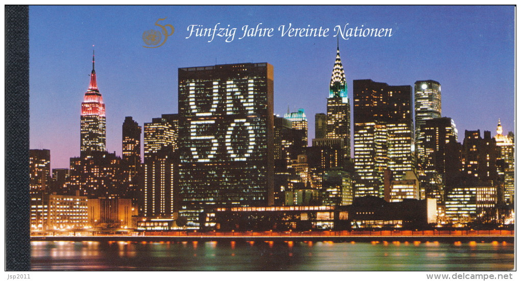 United Nations 1995. Vienna Office, 50 Anniv. Of United Nations, Prestige Booklet, MNH (**) - Markenheftchen
