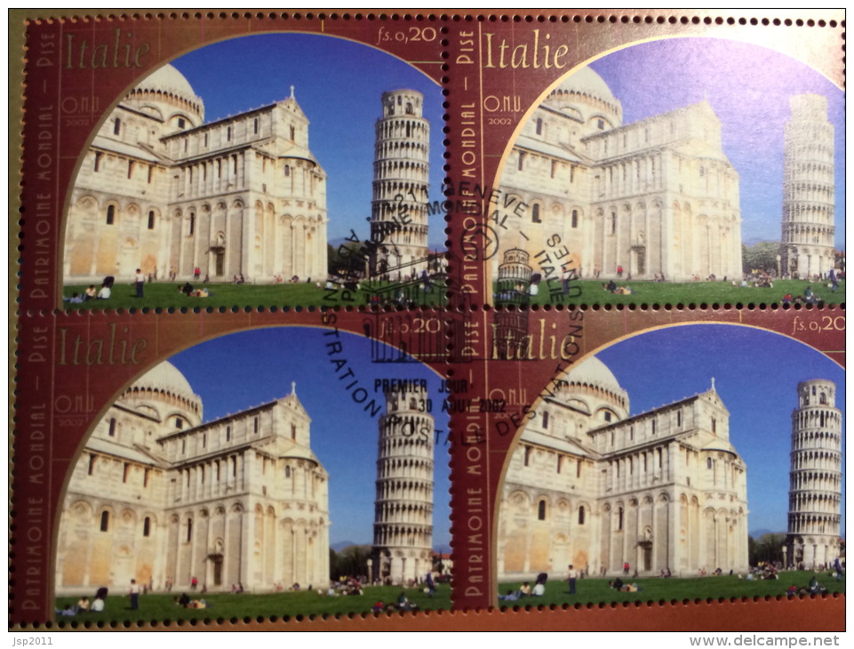 United Nations 2002. Geneva Office, Italy World Heritage, Prestige Booklet, MNH (**) - Postzegelboekjes