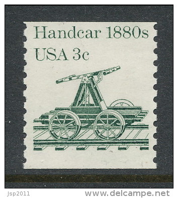 USA 1983 Scott # 1898. Transportation Issue: Handcar 1880s, MNH (**) - Roulettes