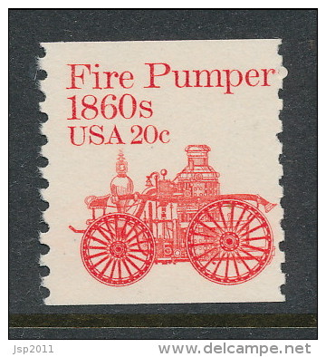 USA 1981 Scott # 1908. Transportation Issue: Fire  Pumper 1860s, MNH (**). Tagget - Roulettes