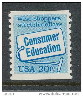 USA 1982 Scott # 2005. Consumer Education, MNH (**). - Coils & Coil Singles