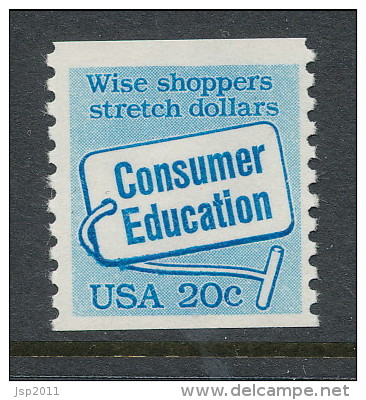 USA 1982 Scott # 2005. Consumer Education, MNH (**). - Coils & Coil Singles