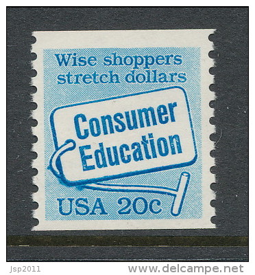 USA 1982 Scott # 2005. Consumer Education, MNH (**). - Coils & Coil Singles