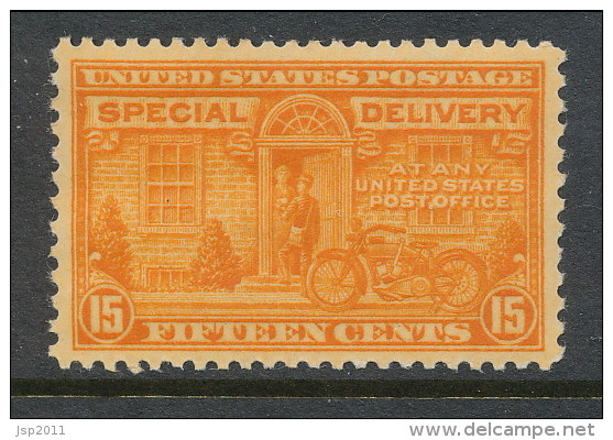 USA 1925 Scott # E13.  Special Delivery Stamp; Motorcycle Delivery, Perf. 11, MNH (**) - Espressi & Raccomandate