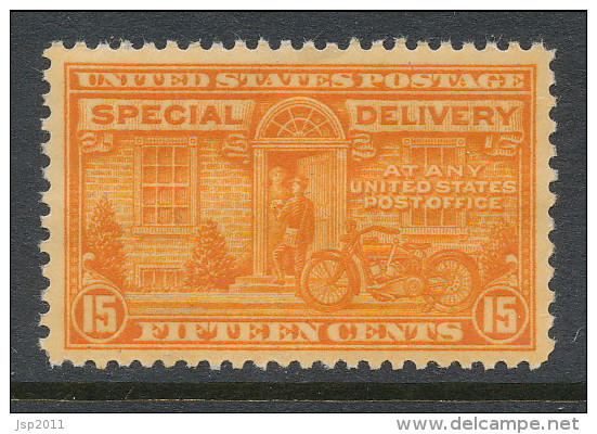 USA 1925 Scott # E13.  Special Delivery Stamp; Motorcycle Delivery, Perf. 11, MNH (**) - Espressi & Raccomandate