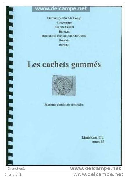 Etude Des étiquettes De Réparation Du Congo Belge - CACHETS GOMMES - Autres & Non Classés